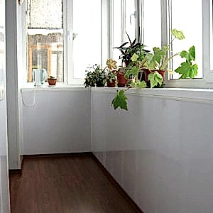 ПВХ остекление балкона Exprof externa
